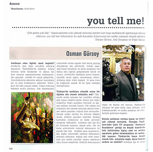 Basında Osman Gürsoy - andmag dergisi