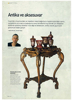 Basında Osman Gürsoy - Antika Dergisi
