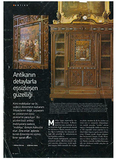 Basında Osman Gürsoy - Antika Dergisi
