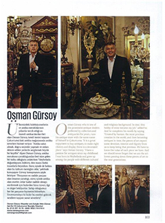 Basında Osman Gürsoy - Best Luxe Dergisi