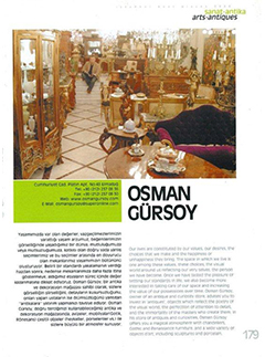 Basında Osman Gürsoy - Sanat-Antika Dergisi
